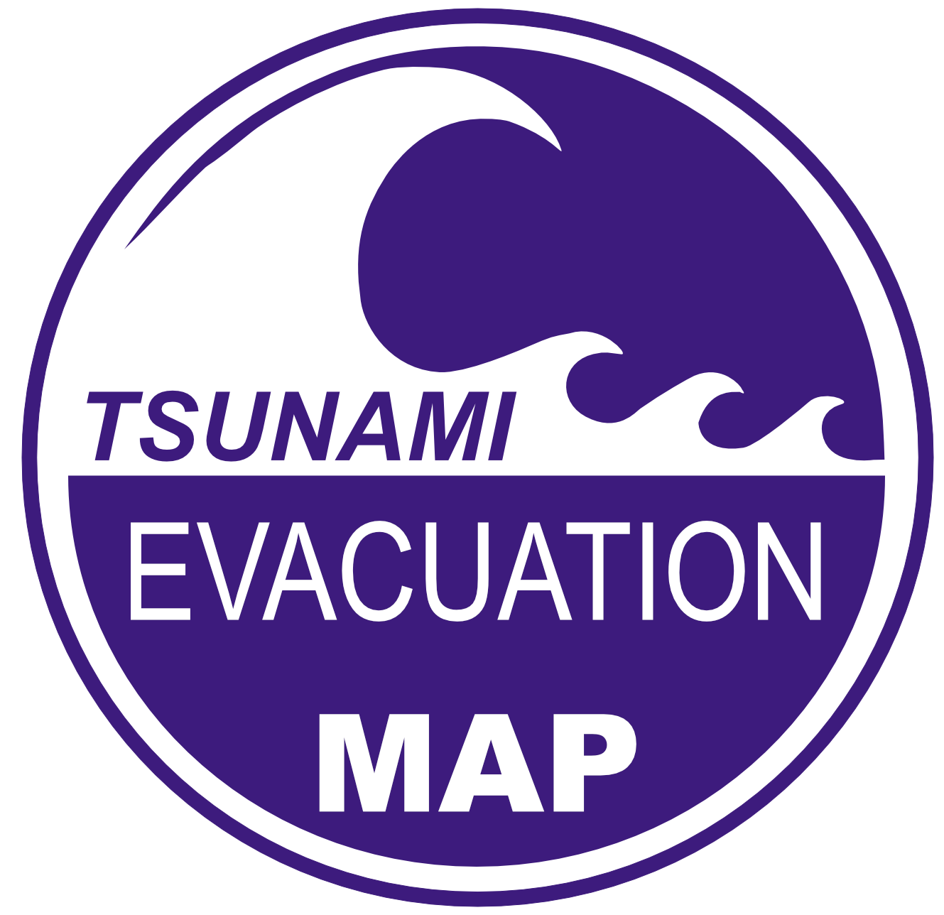 Tsunami Evacuation Map